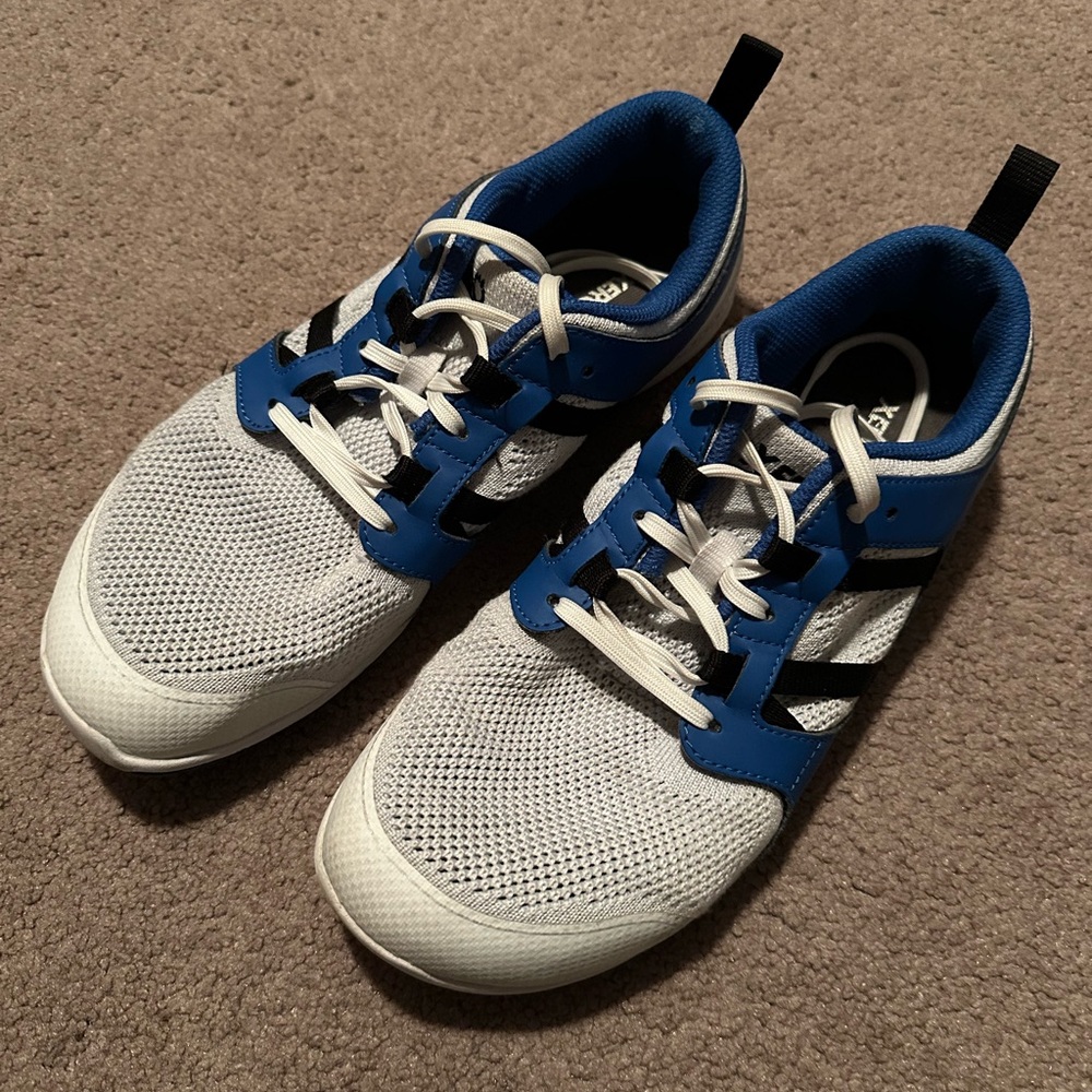 Zero Shoes Zelen Blue and White Barefoot Sneakers Men’s Size 10US